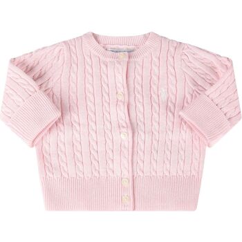 Abbigliamento Bambina Gilet / Cardigan Ralph Lauren Kids 543047006 Rosa