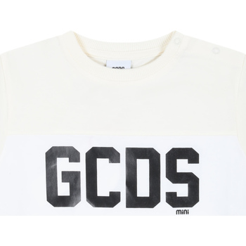 Abbigliamento Bambino T-shirt maniche corte Gcds GMM003 LAA22 10063 Bianco