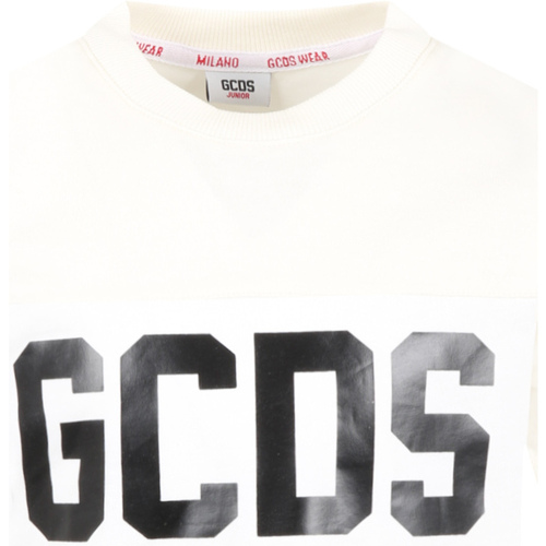 Abbigliamento Unisex bambino T-shirt maniche corte Gcds DNM005 LAA22 10063 Bianco