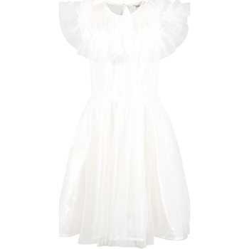 Abbigliamento Bambina Vestiti Monnalisa 71A901 1950 0001 Bianco