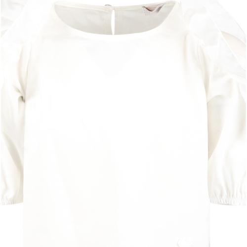 Abbigliamento Bambina Top / T-shirt senza maniche Monnalisa 71A302 1117 0001 Bianco