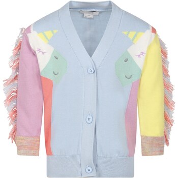 Abbigliamento Bambina Gilet / Cardigan Stella Mc Cartney TT9A10 Z1528 602 Multicolore