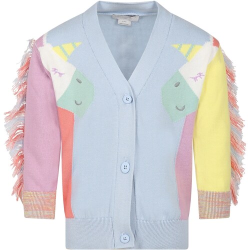Abbigliamento Bambina Gilet / Cardigan Stella Mc Cartney TT9A10 Z1528 602 Multicolore