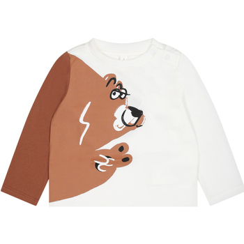Abbigliamento Bambino T-shirts a maniche lunghe Stella Mc Cartney TT8510 Z0434 101 Bianco