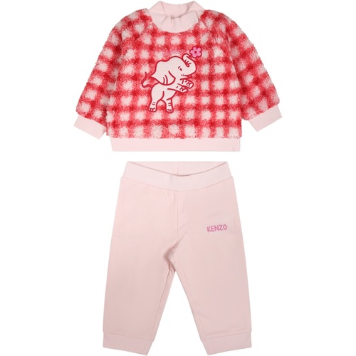 Abbigliamento Bambina Completi Kenzo K98128 960 Multicolore