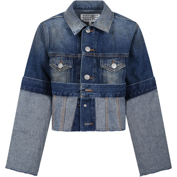 Abbigliamento Bambina Giacche in jeans Mm6 Maison Margiela M60518 MM02I MM6J74U M601 Blu
