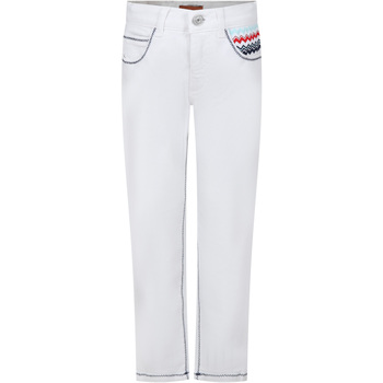 Abbigliamento Bambino Jeans Missoni MU6Q20 D0039 100MC Bianco