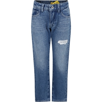 Abbigliamento Bambino Jeans Off-White OBYA001S24DEN0014601 Blu
