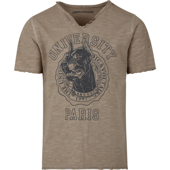 Abbigliamento Bambino T-shirt maniche corte Zadig & Voltaire X60093 210 Marrone