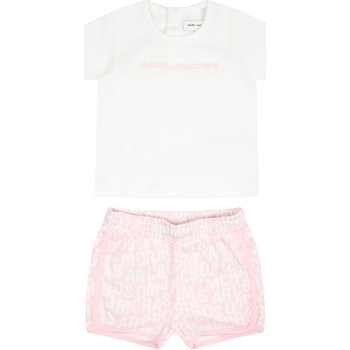 Abbigliamento Bambina Completi Marc Jacobs W60157 475 Rosa