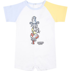 Abbigliamento Bambino Tuta jumpsuit / Salopette Kenzo K60061 10P Bianco