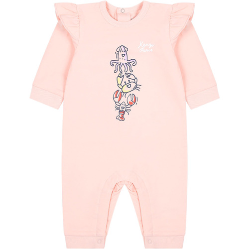 Abbigliamento Bambina Tuta jumpsuit / Salopette Kenzo K60053 46T Rosa