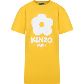 Abbigliamento Bambina Vestiti Kenzo K60210 536 Giallo