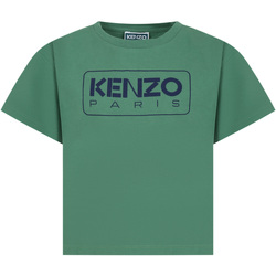 Abbigliamento Unisex bambino T-shirt maniche corte Kenzo K60340 66F Verde