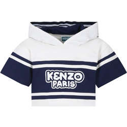 Abbigliamento Bambino T-shirt maniche corte Kenzo K60346 121 Bianco