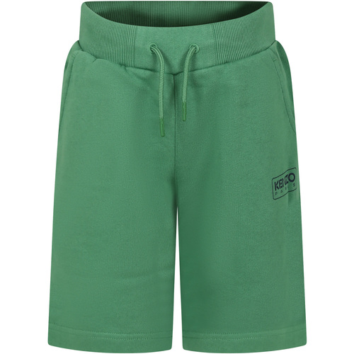 Abbigliamento Bambino Shorts / Bermuda Kenzo K60305 66F Verde