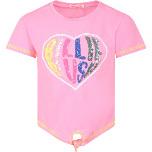 Abbigliamento Bambina T-shirt maniche corte Billieblush U20089 462 Rosa