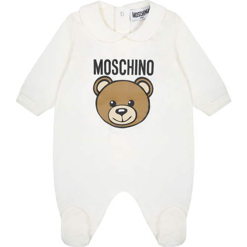 Abbigliamento Unisex bambino Tuta jumpsuit / Salopette Moschino Kid MUY06P LCA19 10063 Bianco