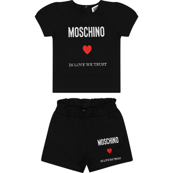 Abbigliamento Bambina Completi Moschino Kid MDG017 LAA22 60100 Nero