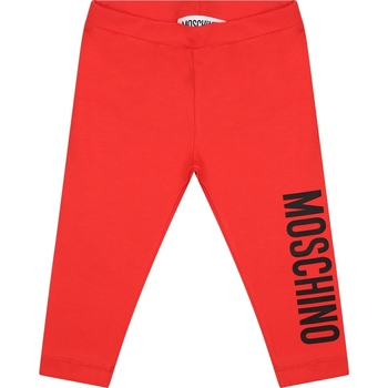 Abbigliamento Bambina Pantaloni da tuta Moschino Kid MAP032 LBA00 50109 Rosso