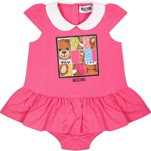 Abbigliamento Bambina Vestiti Moschino Kid MDV0B2 LFA03 50580 Rosa
