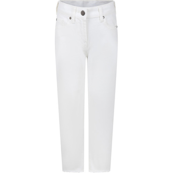 Abbigliamento Bambina Jeans Stella Mc Cartney TU6D50 Z0156 101 Bianco