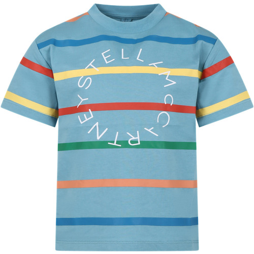 Abbigliamento Unisex bambino T-shirt maniche corte Stella Mc Cartney TU8P81 Z1742 655MC Marine
