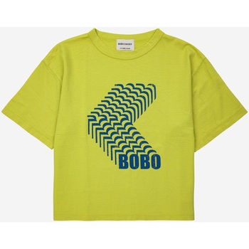 Abbigliamento Unisex bambino T-shirt maniche corte Bobo Choses 124AC013 Verde