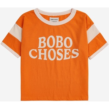 Abbigliamento Unisex bambino T-shirt maniche corte Bobo Choses 124AC016 Arancio