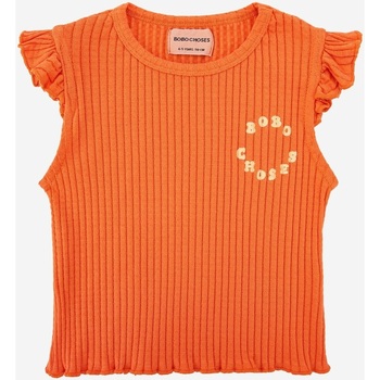 Abbigliamento Bambina Top / T-shirt senza maniche Bobo Choses 124AC027 Arancio