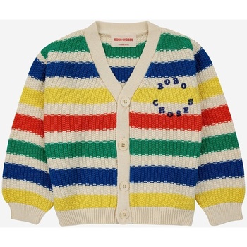 Abbigliamento Unisex bambino Gilet / Cardigan Bobo Choses 124AB110 Multicolore