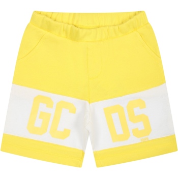 Abbigliamento Unisex bambino Shorts / Bermuda Gcds GMQ002 LCA33 51633 Giallo