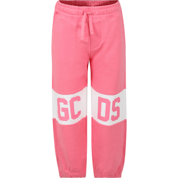 Abbigliamento Bambina Pantaloni Gcds DNP003 LCA33 51452 Rosa