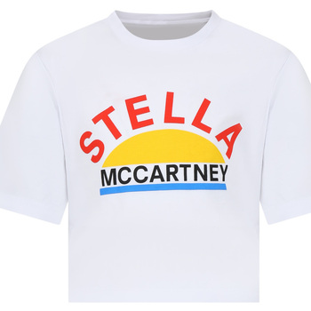 Abbigliamento Bambina T-shirt maniche corte Stella Mc Cartney TT8A31 Z0434 100 Bianco
