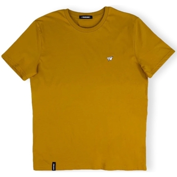 Image of T-shirt & Polo Organic Monkey T-Shirt Paper Plane - Mustard