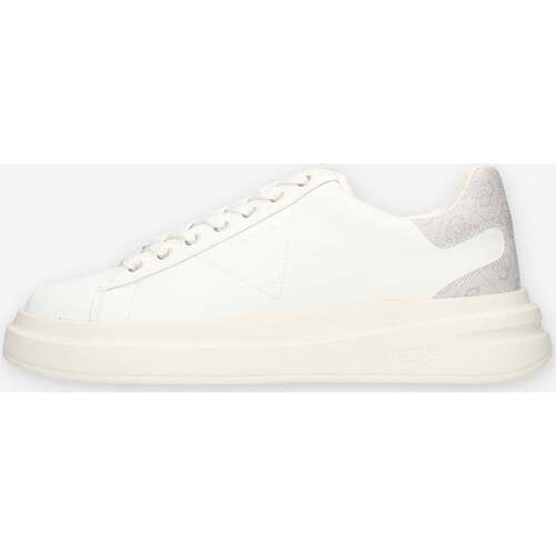 Scarpe Uomo Sneakers alte Guess FMPVIB-LEA12-WHGRY Bianco