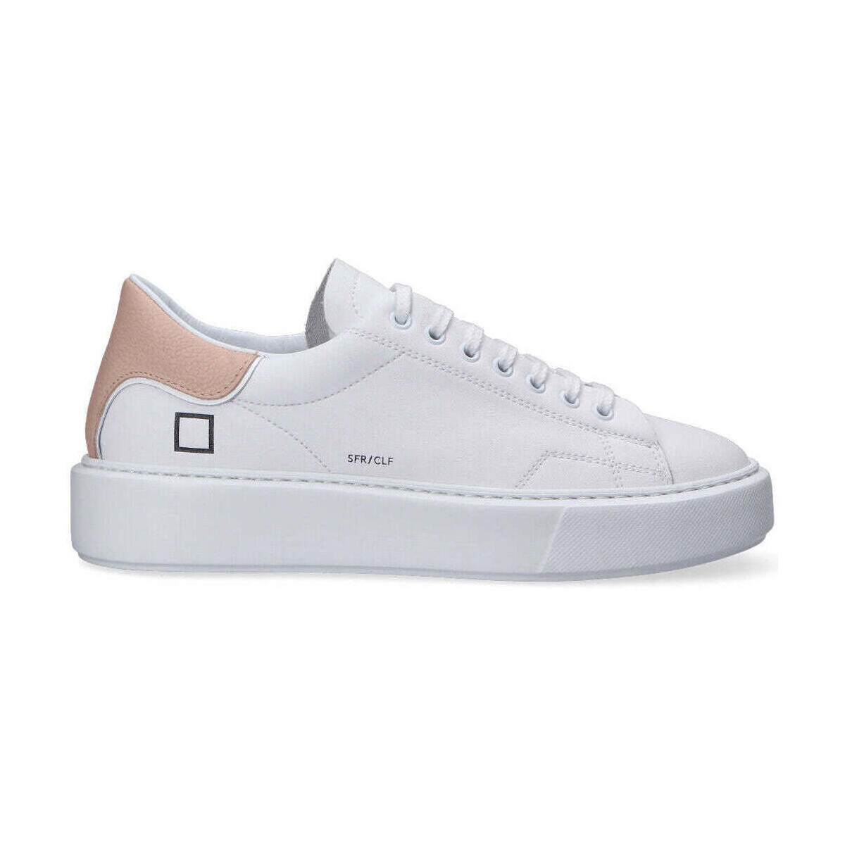 Scarpe Donna Sneakers basse Date D.A.T.E. sneaker Sfera calf white pink Bianco