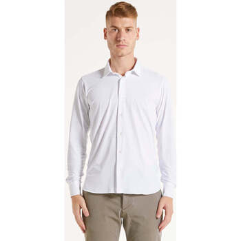 Abbigliamento Uomo Camicie maniche lunghe Rrd - Roberto Ricci Designs camicia in tessuto tecnico bianca Bianco