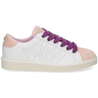 Scarpe Donna Sneakers Panchic P01W013 Lace-up shoe leather suede powder pink pansy Bianco