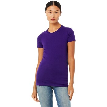 Abbigliamento Donna T-shirts a maniche lunghe Bella + Canvas BL6004 Viola