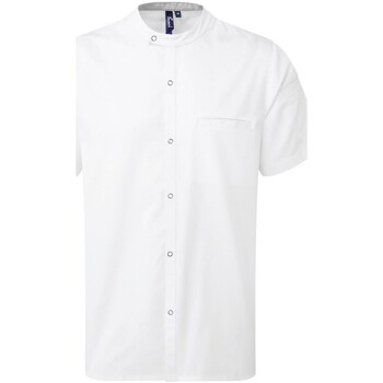 Abbigliamento Uomo Camicie maniche corte Premier  Bianco
