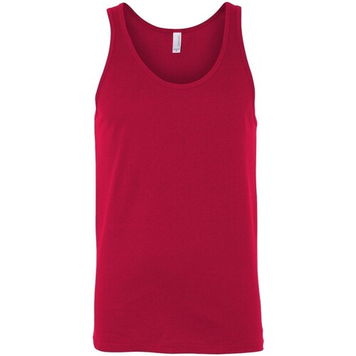 Abbigliamento Uomo Top / T-shirt senza maniche Bella + Canvas CV3480 Rosso