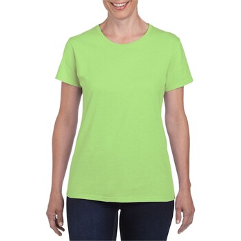 Abbigliamento Donna T-shirts a maniche lunghe Gildan Heavy Cotton Verde