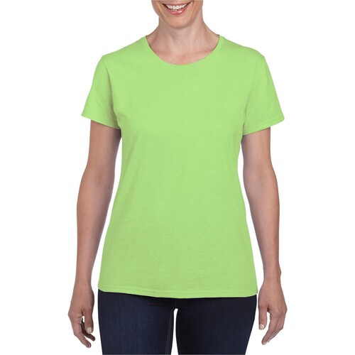Abbigliamento Donna T-shirts a maniche lunghe Gildan Heavy Cotton Verde