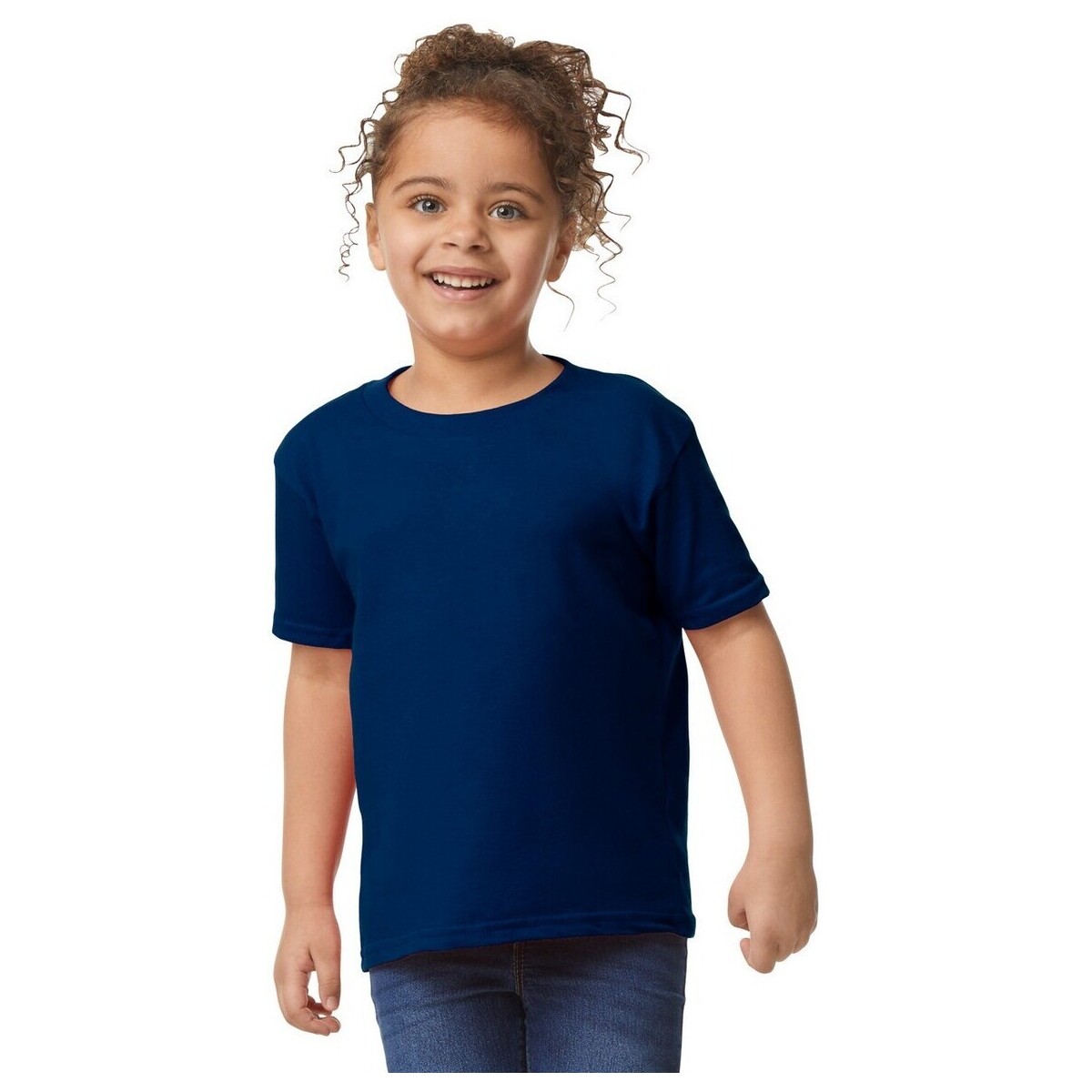 Abbigliamento Unisex bambino T-shirt maniche corte Gildan GD05P Blu