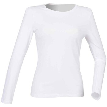 Abbigliamento Donna T-shirts a maniche lunghe Sf Feel Good Bianco