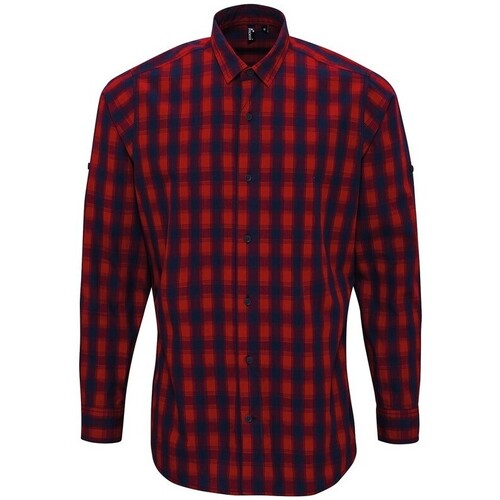 Abbigliamento Uomo Camicie maniche lunghe Premier Mulligan Rosso