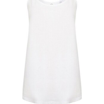 Abbigliamento Donna Top / T-shirt senza maniche Sf SK234 Bianco