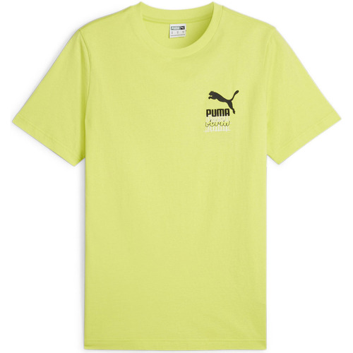 Abbigliamento Uomo T-shirt & Polo Puma 625028 Giallo
