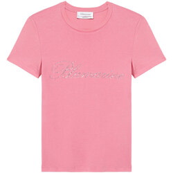 Abbigliamento Donna T-shirt maniche corte Blumarine T-SHIRT CON LOGO Rosa